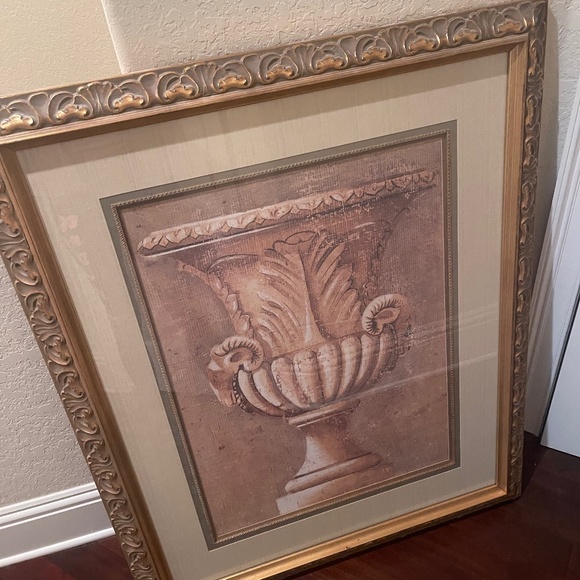 FINE ART WITH CUSTOM FRAME AND MATTE FINISH EXCELLENT CONDITION 37 X 46 INCHES C
